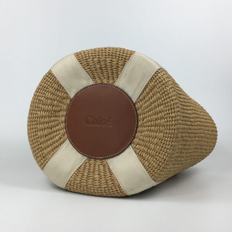 Large Woody Basket In Natural Fibers - 图片 4